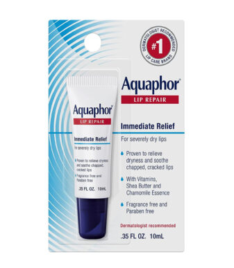 Aquaphor Lip Repair, Immediate Relief 0.35 Fl Oz (10 Ml)