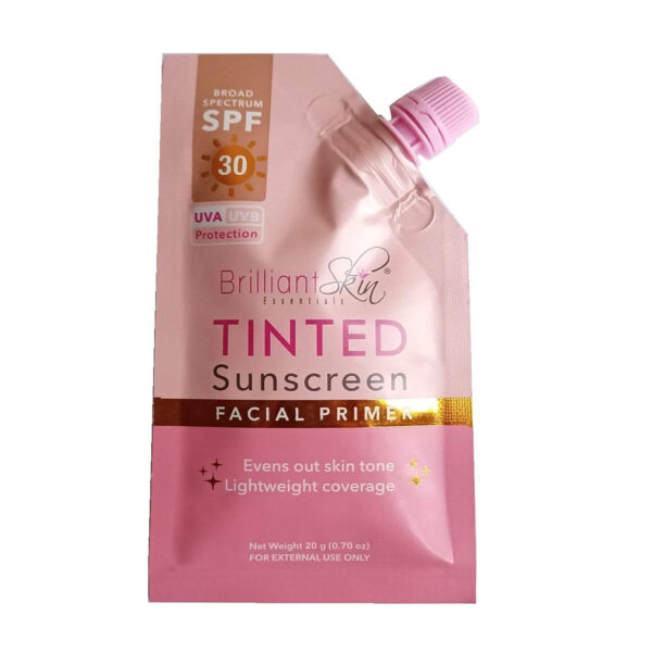 Brilliant Tinted Sunscreen Facial Primer Gel Cream - 20g