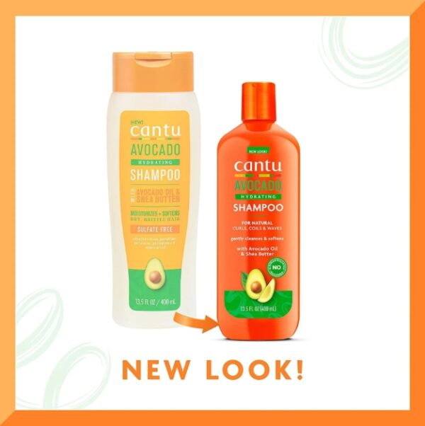 Cantu Avocado Hydrating Shampoo 400 ml - Image 3