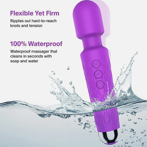 Handheld Massager 20 Speed Wand Vibrating Massager - Image 5