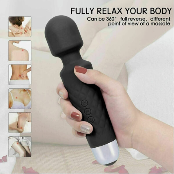 Handheld Massager 20 Speed Wand Vibrating Massager - Image 3