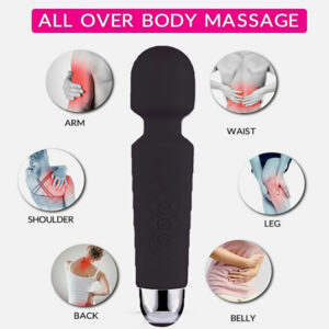 Handheld Massager 20 Speed Wand Vibrating Massager
