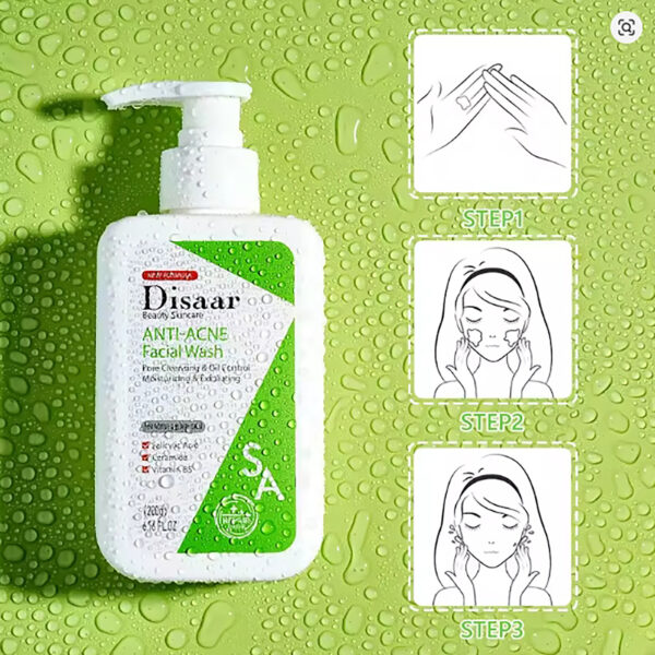 Disaar Beauty Skincare Anti-Acne Facial Wash (200g)