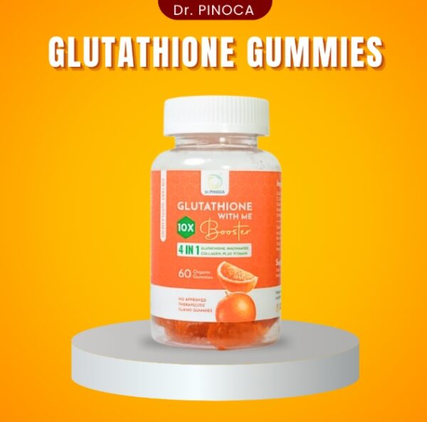 Dr. Pinoca Glutathione With Me 10X Booster - 60 Organic Gummies - Image 4