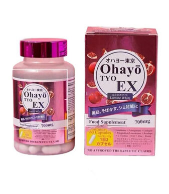 Ohayo Tyo EX Lumine White Glutathione 700mg – 60 Cap