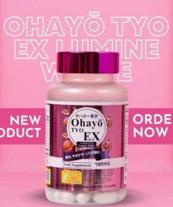 Alternative view of Ohayo Tyo EX Lumine White Glutathione 700mg – 60 Cap