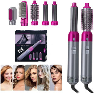 5 in 1 Multi-Function Hair Styler for Drying, Curling, Straightening, Volumizing, and Smoothing