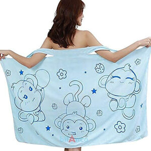 Wearable Microfiber Soft Bath Towel