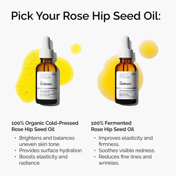 The Ordinary 100% Organic Cold-Pressed Rose Hip Seed Oil, 30ml - Image 2