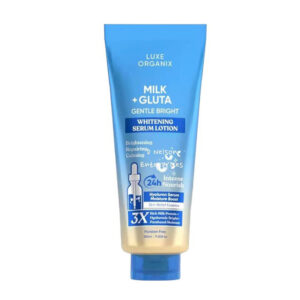 Luxe Organix Milk + Gluta Gentle Bright Whitening Serum Lotion - 350ml