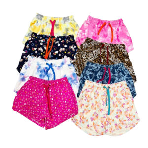 Ladies Pocket Short Assorted Color