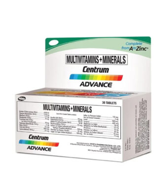 Centrum Advance Multivitamins + Minerals 30 Tablets
