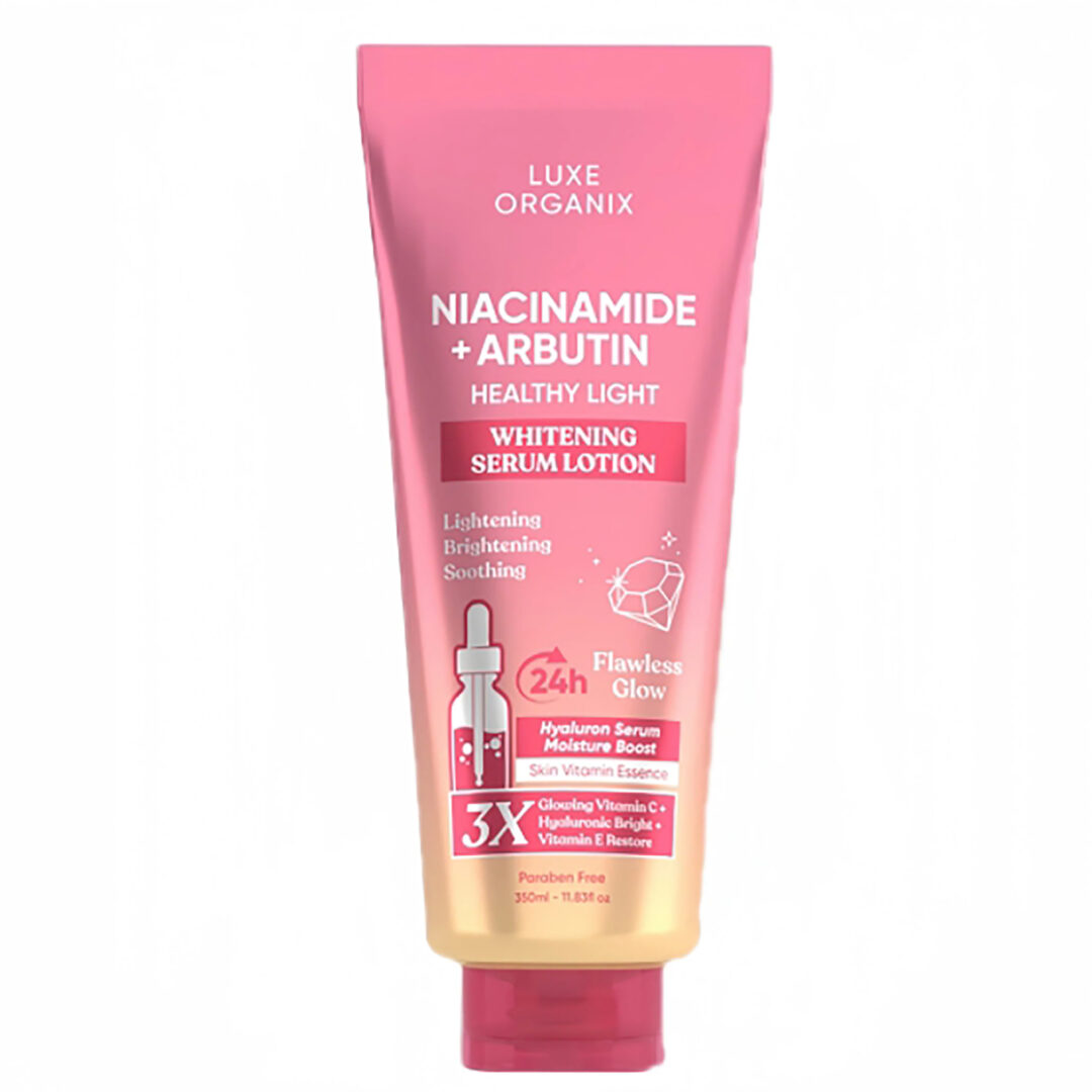 Luxe Organix Niacinamide + Arbutin Healthy Light Whitening Serum Lotion - 350m
