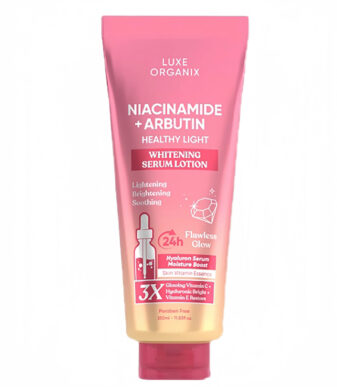 Luxe Organix Niacinamide + Arbutin Healthy Light Whitening Serum Lotion - 350m