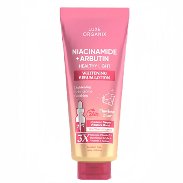 Luxe Organix Niacinamide + Arbutin Healthy Light Whitening Serum Lotion - 350m