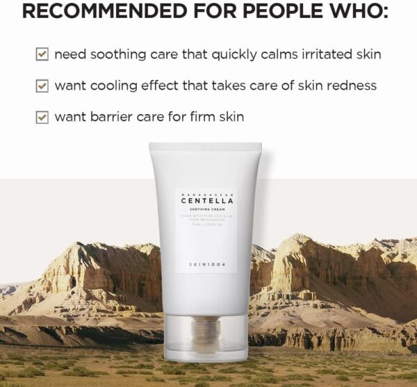 SKIN1004 Madagascar Centella Soothing Cream 75ml - Image 2