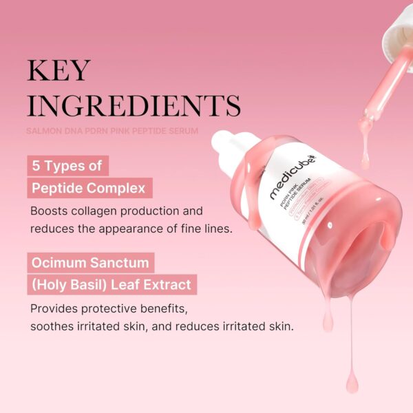 Medicube PDRN Pink Peptide Serum 30ml - Image 4
