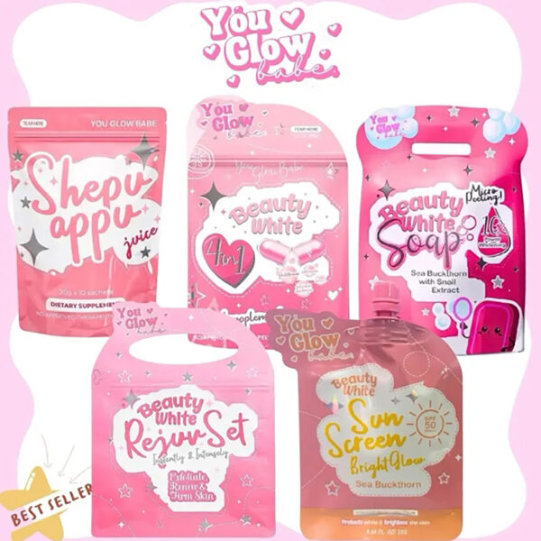 You Glow Babe Beauty White 5in1 Complete Set