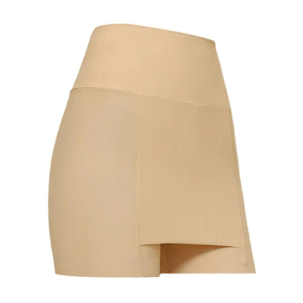 Double-layer  Front Crotch Ice Silk Shorts