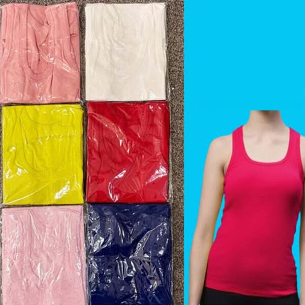 Ladies Sando Solid Color - Image 2