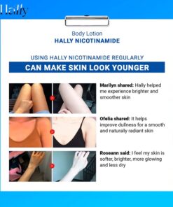 Alternative view of Hally Nicotinamide Body Lotion 250ml Twin Pack
