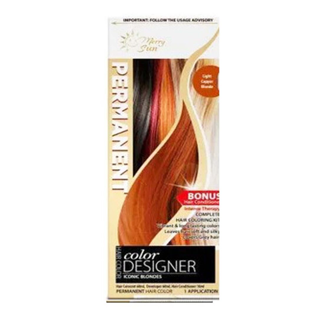 MerrySun Permanent Hair Coloring Kit Light Copper Blonde