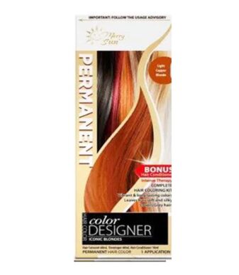MerrySun Permanent Hair Coloring Kit  Light Copper Blonde