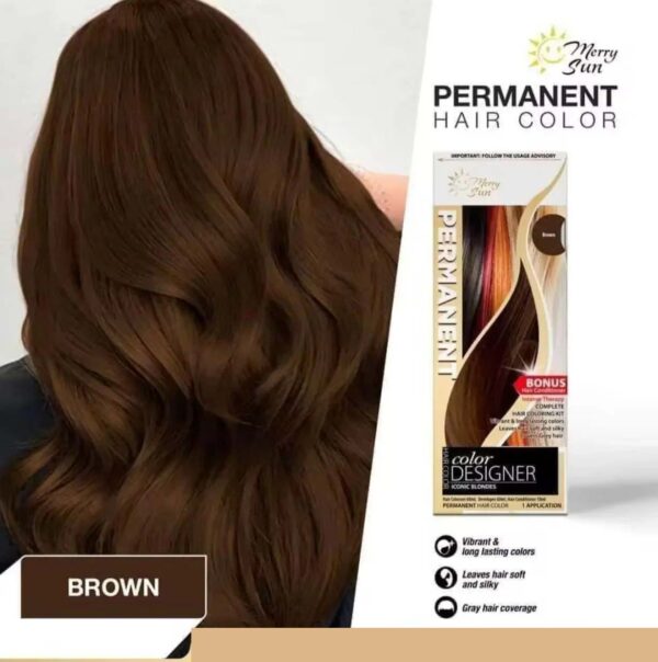 MerrySun Permanent Hair Color - Brown - Image 2