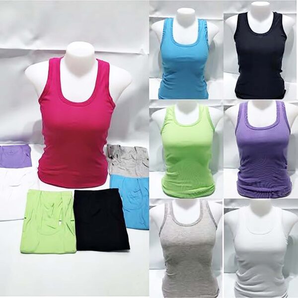 Ladies Sando Solid Color - Image 3