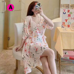 Ice Silk Woman  Nightdress