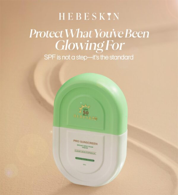 Hebeskin Pro Sunscreen SPA50 PA+++ – 50g - Image 11