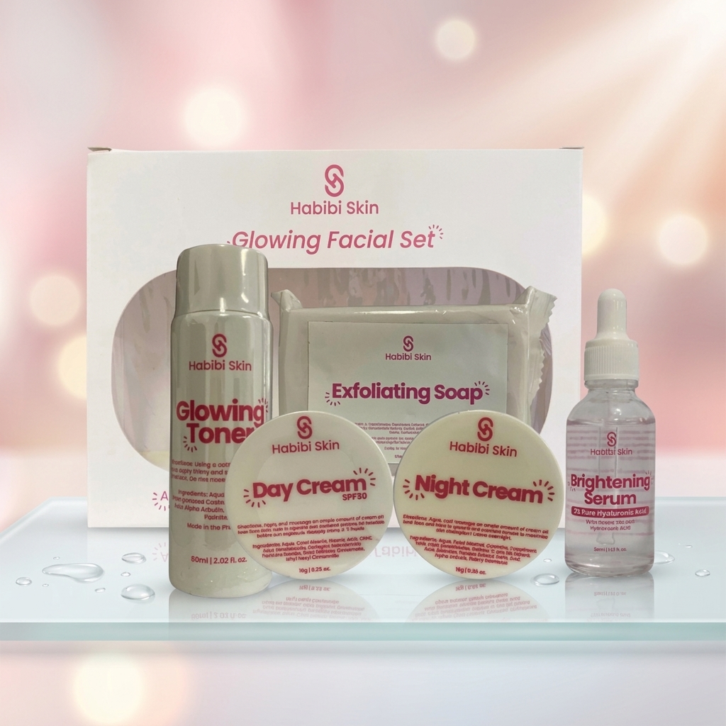Habibi Skin Glowing Facial Set – 5 in 1