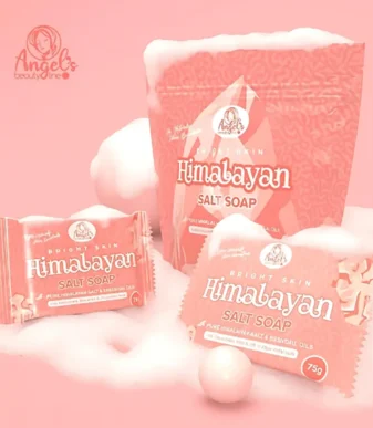 Angel’s Beautyline Bright Skin Himalayan Salt Soap – 75g (Pack of 5)