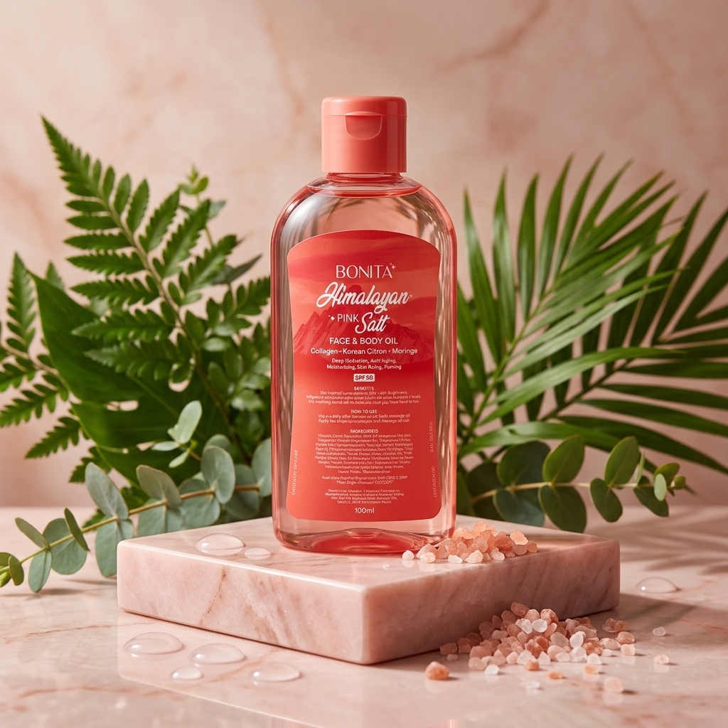 Bonita Himalayan Pink Salt Face & Body Oil with SPF 30 100ml