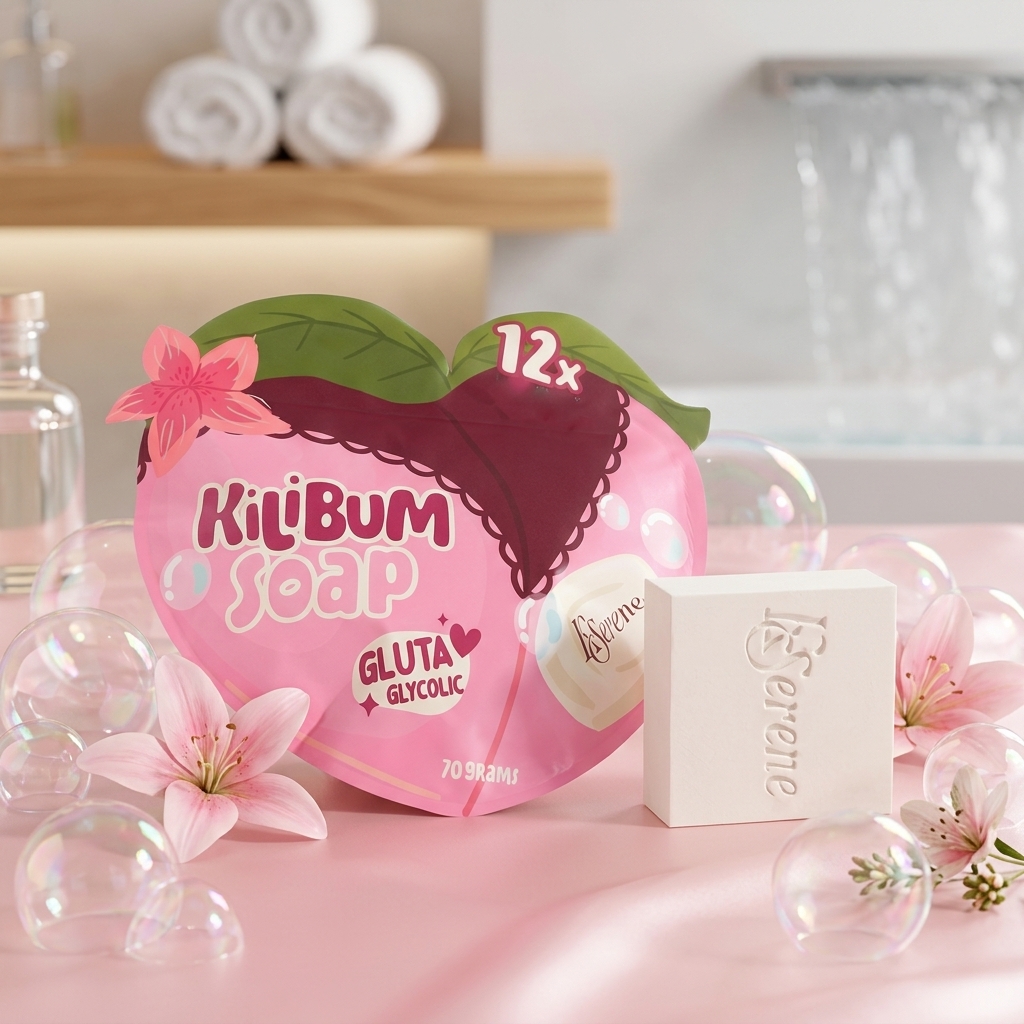 KSerene KiLiBUM Gluta Glycolic Soap 70g x 3 Bars