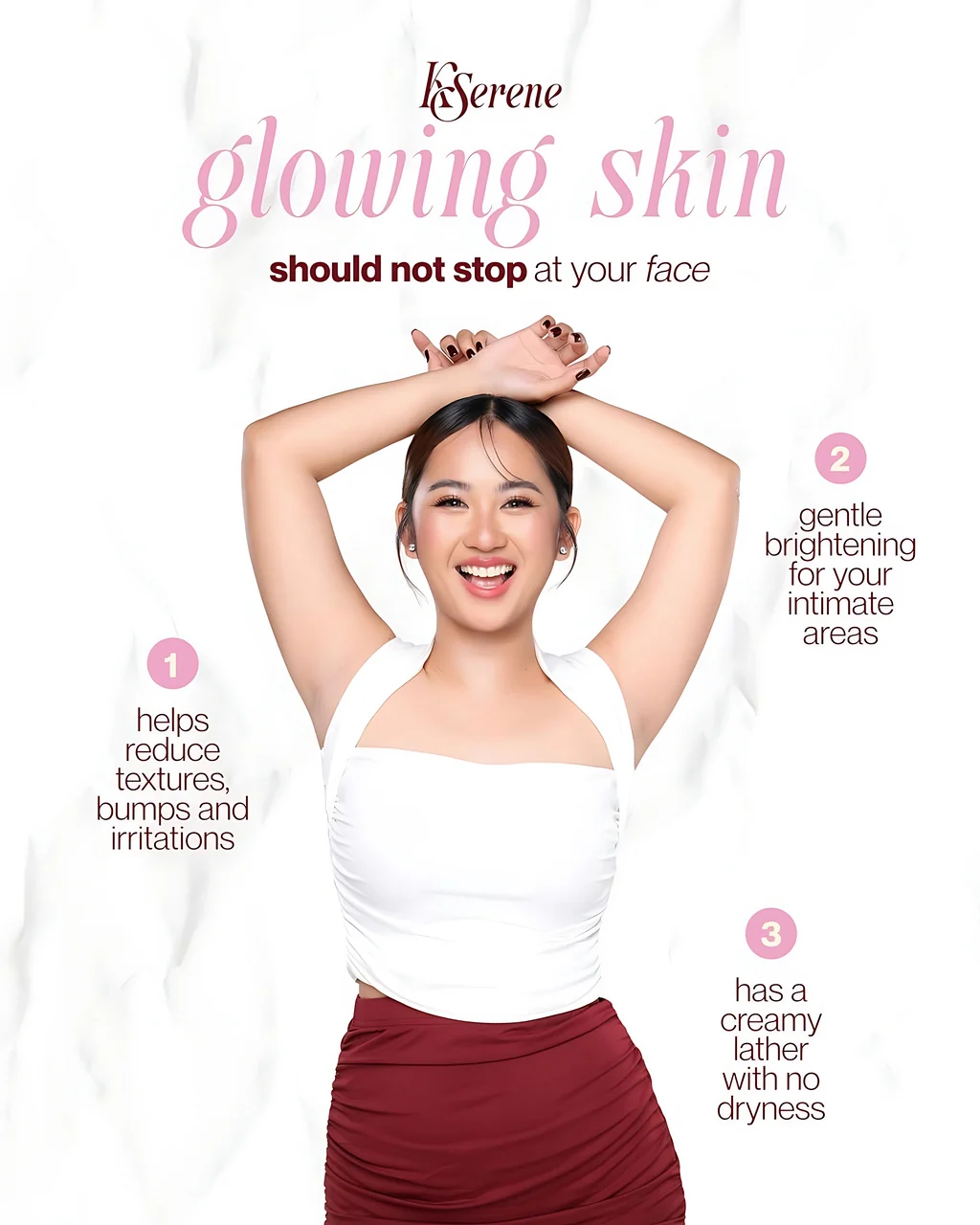 Kserene Extra white under arm serum 30g