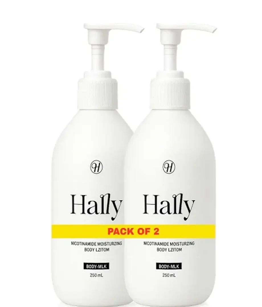 Hally Nicotinamide Body Lotion 250ml Twin Pack