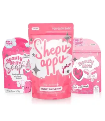 You Glow Babe Shepu Appu Juice + Beauty White Soap + 4-in-1 Capsule – Promo Bundle