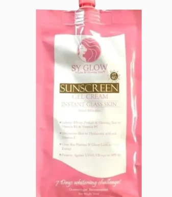 SY Glow Instant Sunscreen Gel Cream