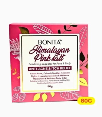 Bonita Himalayan Pink Salt Exfoliating Soap 80gm