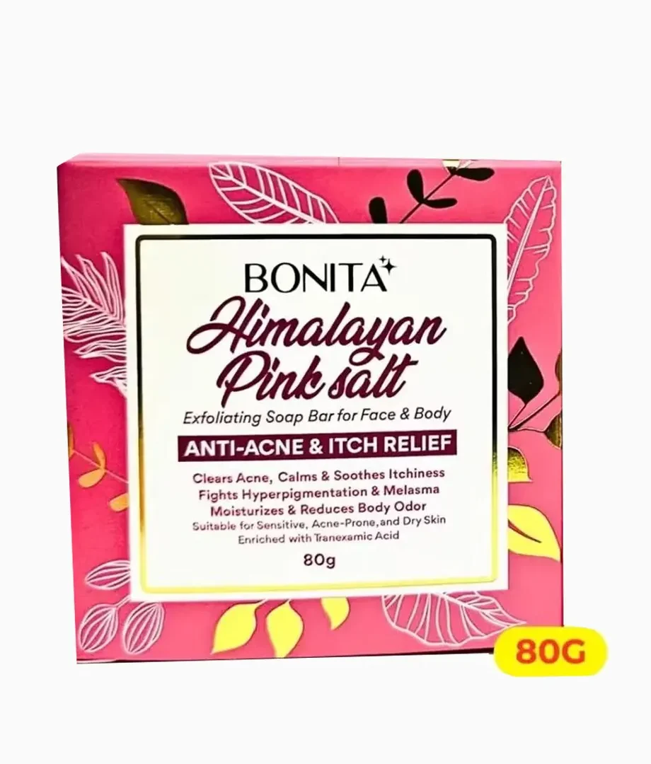 Bonita Himalayan Pink Salt Exfoliating Soap 80gm