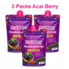 Fitgum Acai Berry Diet Drink & Chia Seeds (3-Pack) – Weight Management Supplement