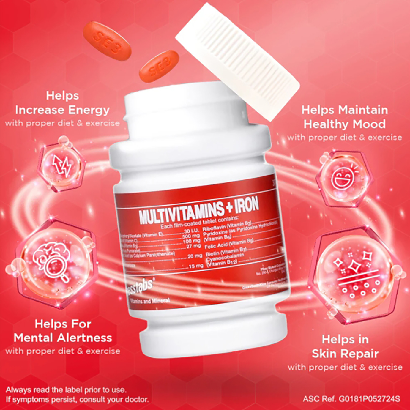 Stresstabs Multivitamins + Iron