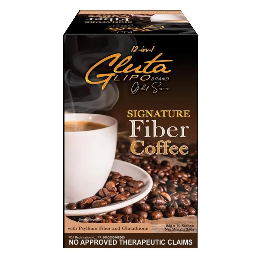 GlutaLipo Gold Series Signature Fiber Coffee