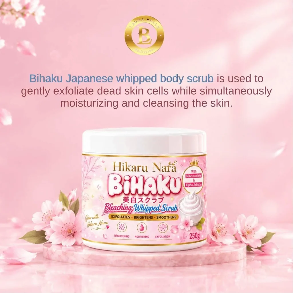 Laura Belle Hikaru Nara Bihaku Bleaching Whipped Scrub – 250g