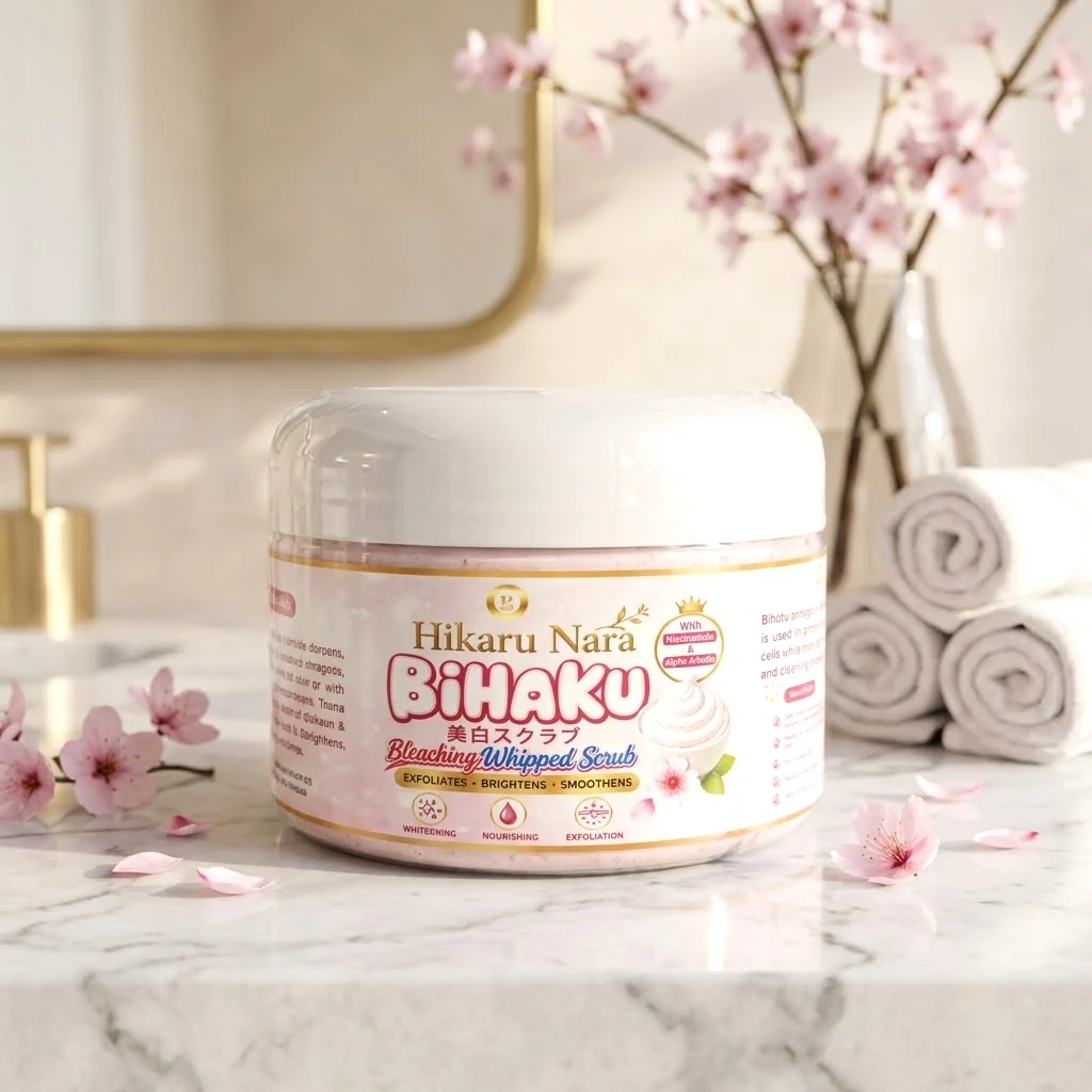 Laura Belle Hikaru Nara Bihaku Bleaching Whipped Scrub – 250g