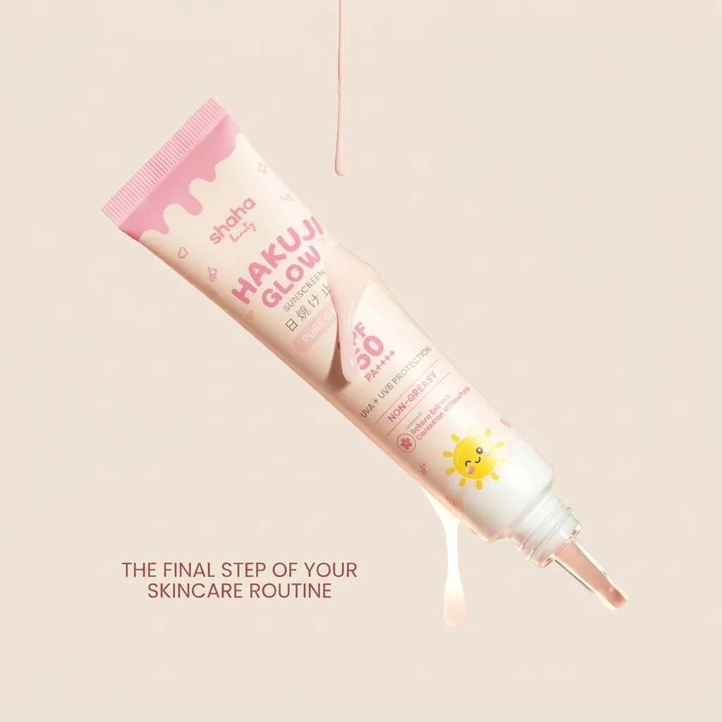 Shaha Beauty Hakuji Glow Tinted Sunscreen SPF 50 PA++++ – Pure Glow – 30ml