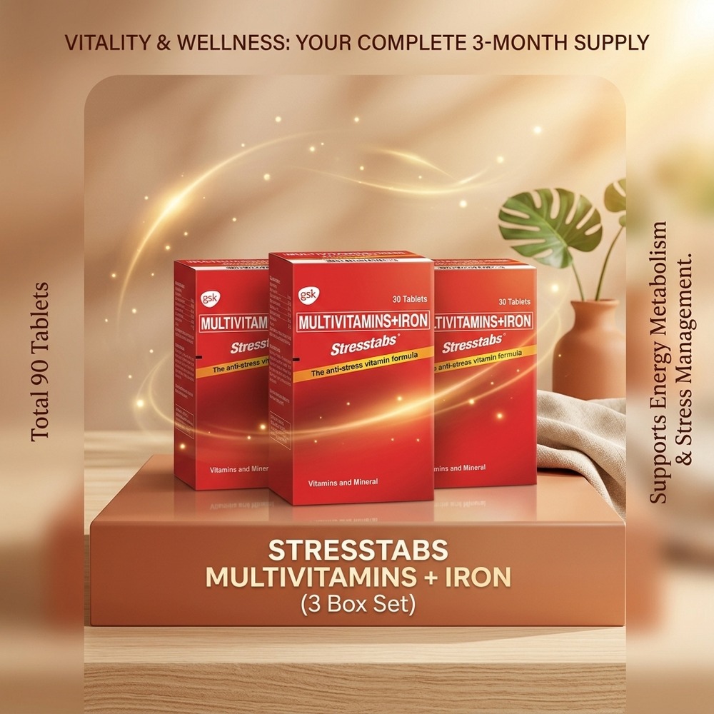 Stresstabs Multivitamins + Iron 3 Box
