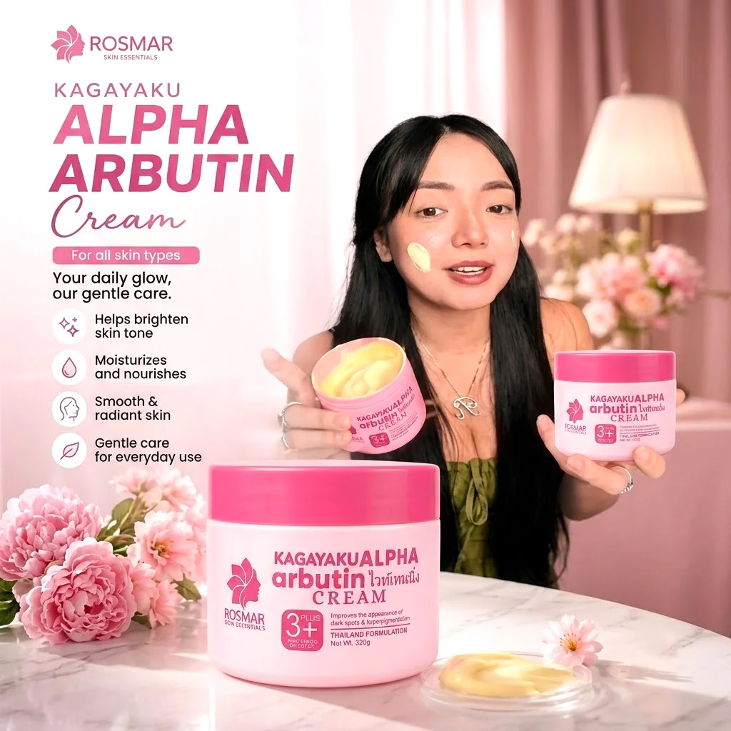 Rosmar Kagayaku Alpha Arbutin Cream 3+ Whitening Booster – 320g