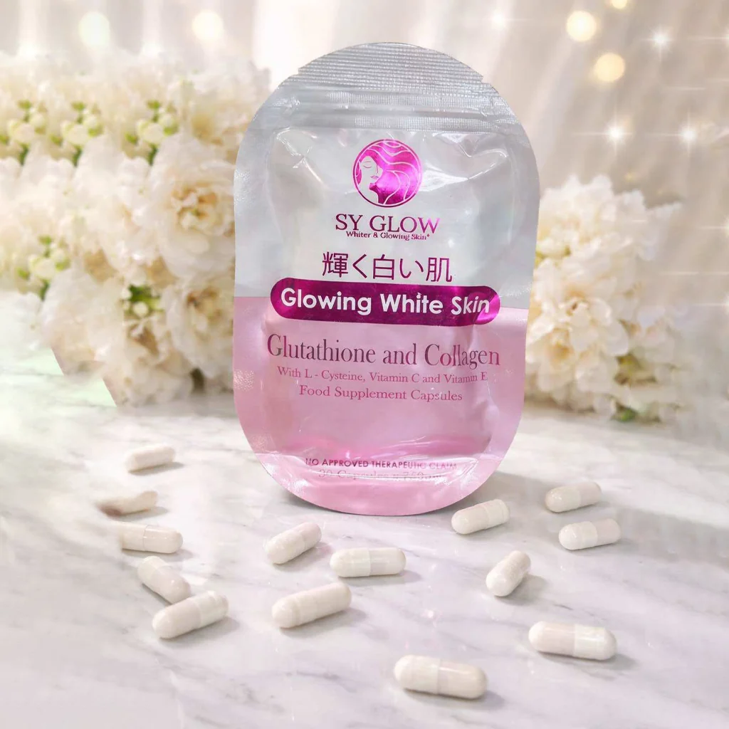 SY Glow Glowing White Skin Glutathione Collagen 30 Caps